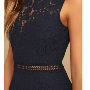 Lulu's Dresses - Lulus Music of the Heart Navy Blue Lace Maxi Dress Lulu's Dresses - Lulus Music of the Heart Navy Blue Lace Maxi Dress